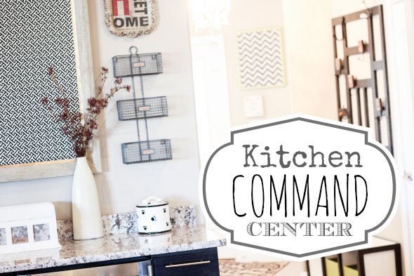 Kitchen Command Center - family ideas to get organized