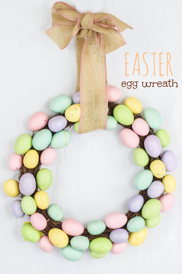 DIY Easter Egg Wreath Ideas