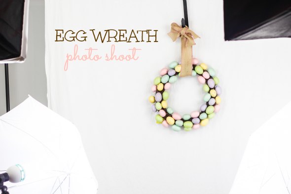 DIY Easter Egg Wreath Ideas Photo Shoot