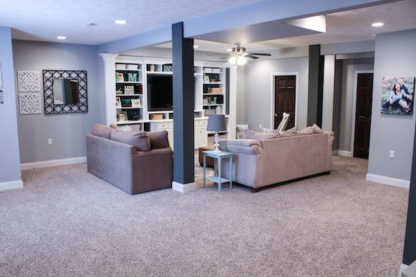 Finished Basement Ideas - Before & After