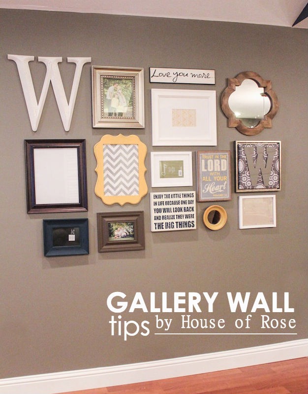 Gallery Wall TIps by House of Rose