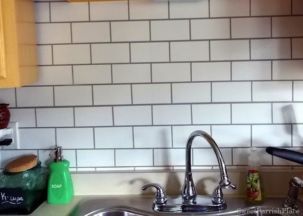 Painted Subway Tile