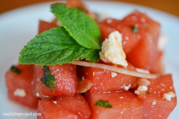 Watermelon Feta Salad - Summer Recipe