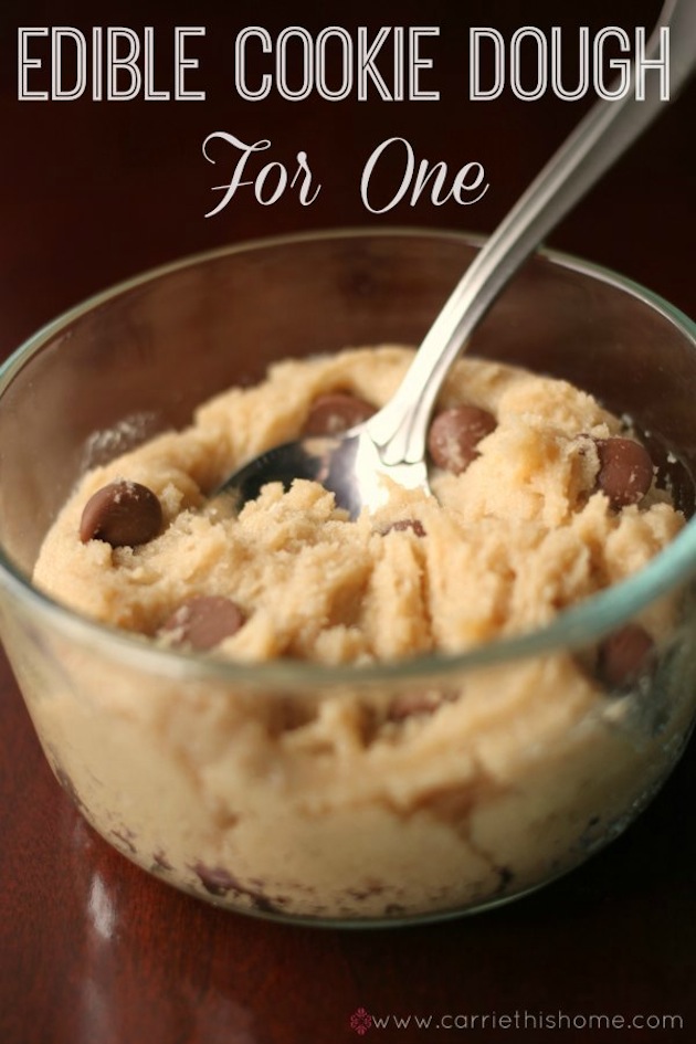 Edible-cookie-dough-for-one.-Great-way-to-enjoy-a-sweet-treat-without-overeating