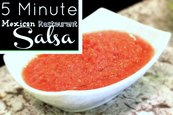 Mexican Salsa Restaurant Style - 5 Minute Recipe
