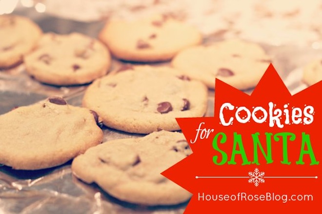 Cookies For Santa - Yummy Chocolate Chip