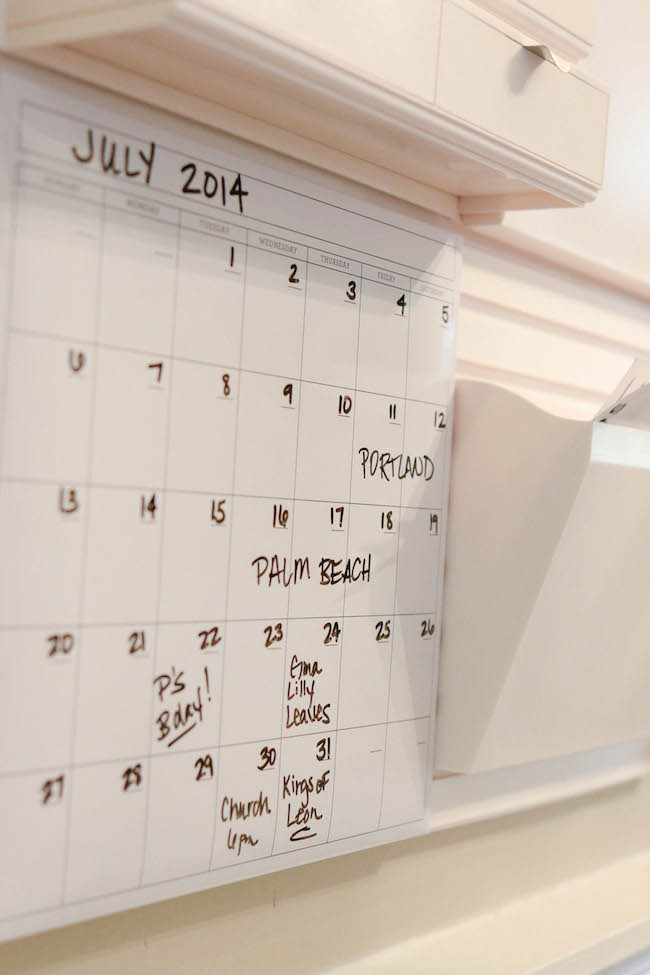 Back to School Organizing Tips - Calendar
