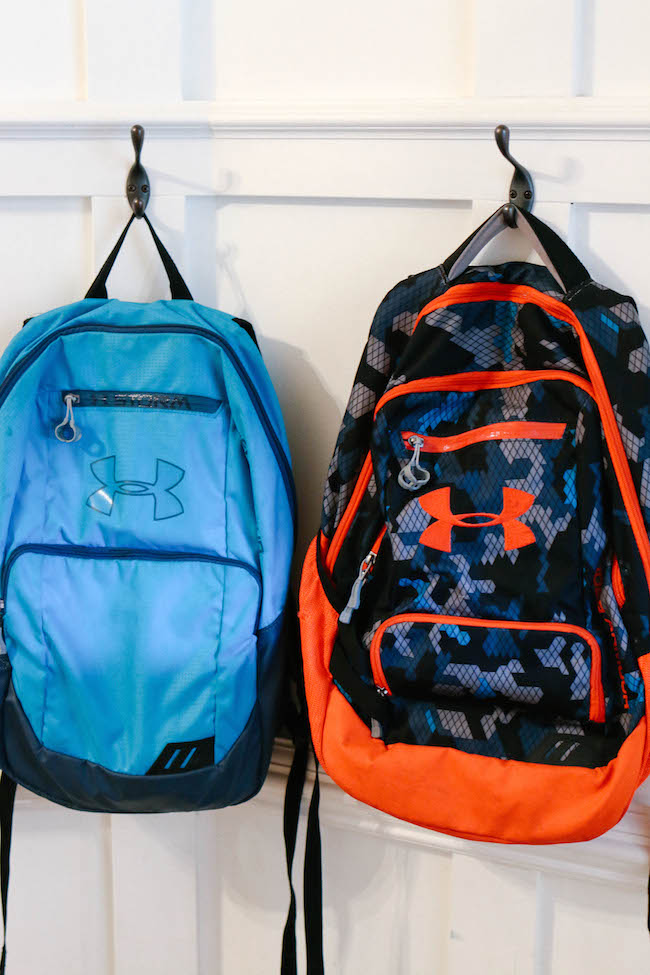 Back to School Organizing Tips - Backpack Hooks