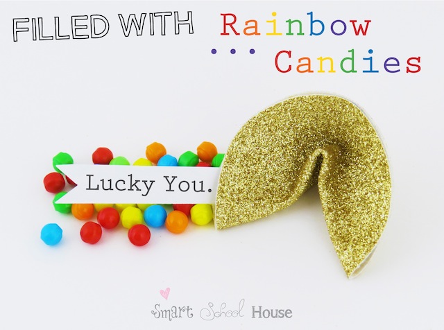 Rainbow Lucky Fortune Cookie