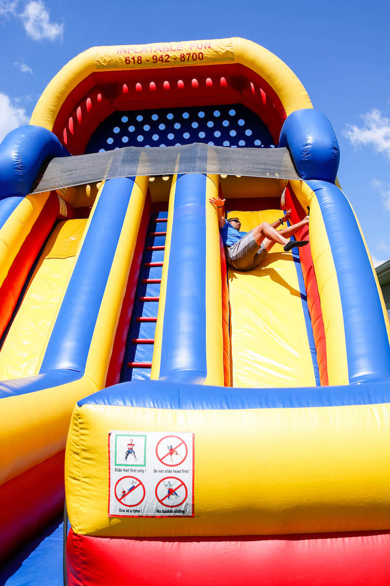 Bounce House Birthday Party for a Five Year Old