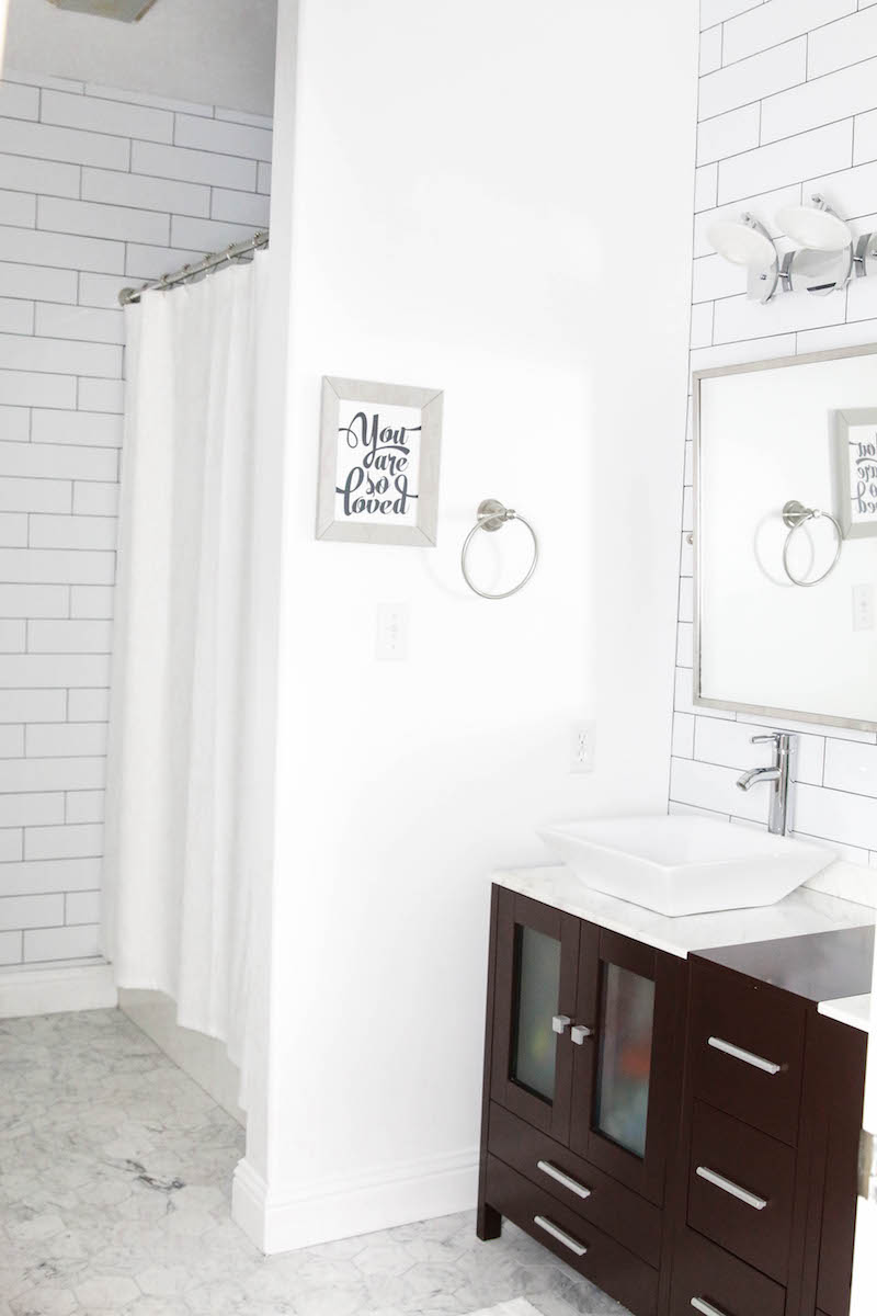 Bathroom Remodel White Subway Tile