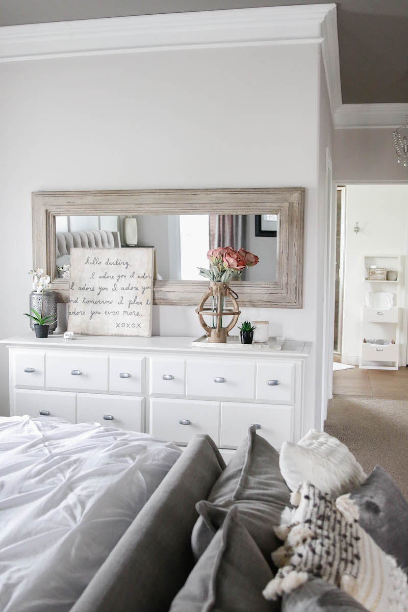 Updated Home Tour - House of Rose - Master Bedroom