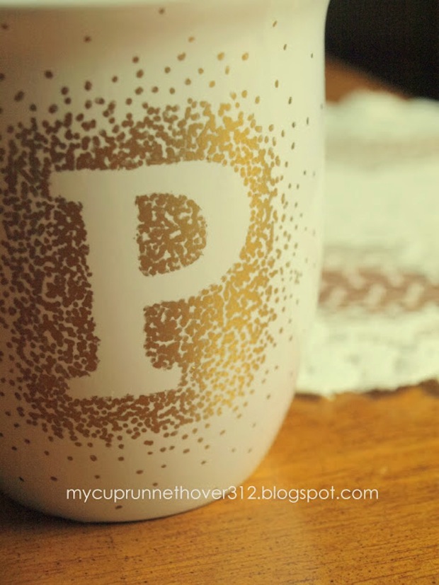 Inspire Me Please Weekend Blog Hop - Glittered Out Coffee Mug