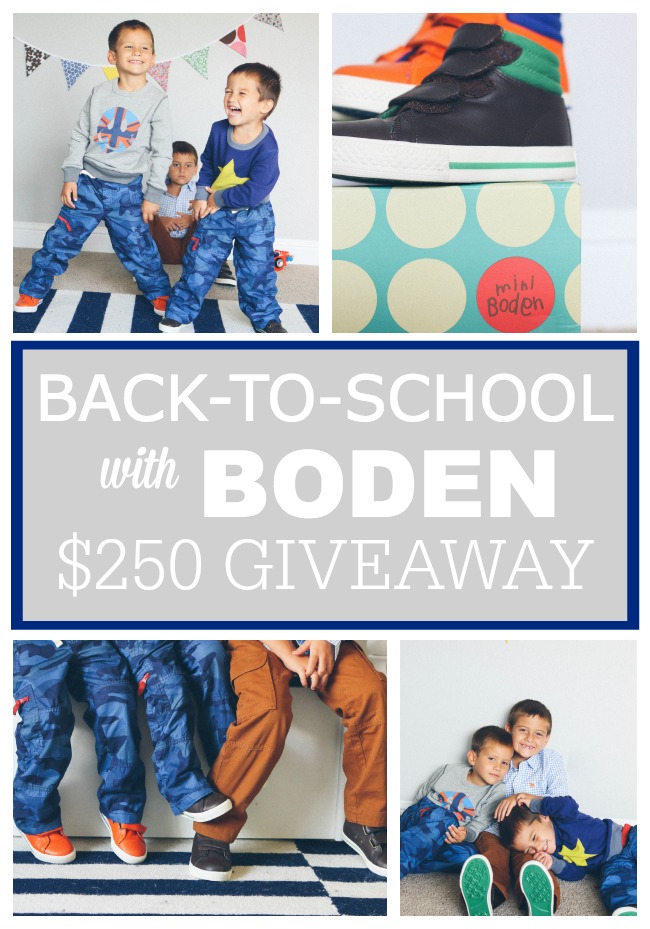 Back to School Style with Mini Boden GIVEAWAY