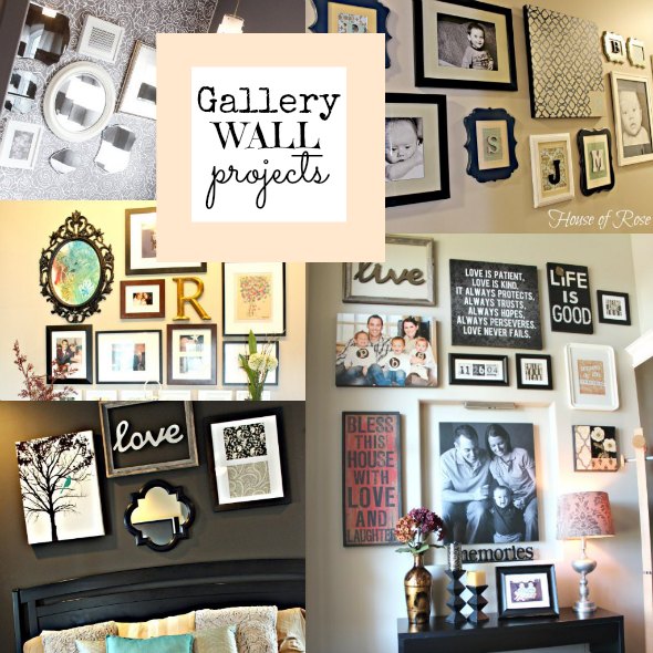 Gallery Wall Projects by HouseofRoseBlog.com
