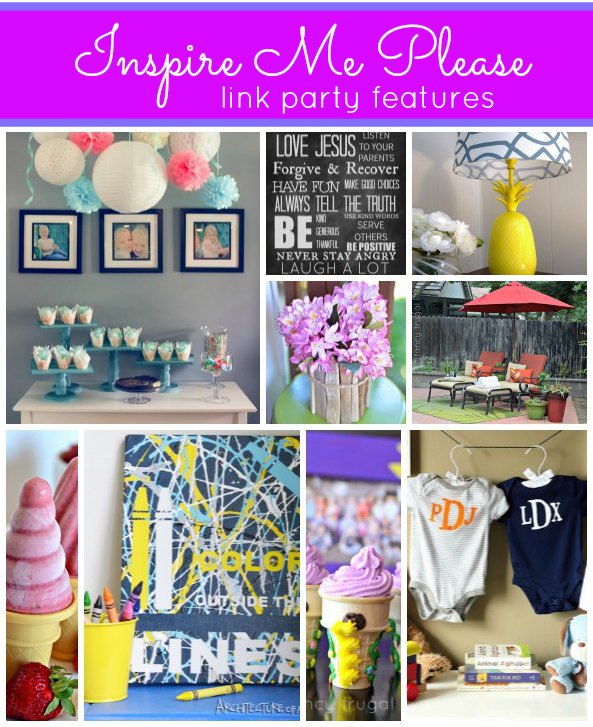 Inspire Me Please Link Party Features