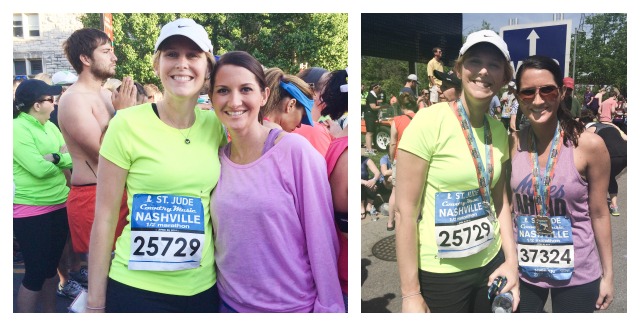 Nashville Half Marathon - Jenny Acuff and Mandy Rose