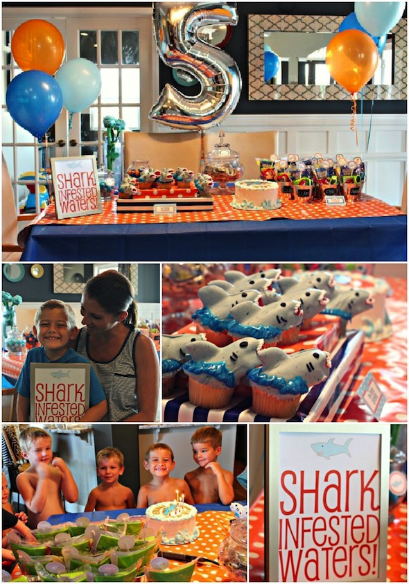 Shark Birthday Party 
