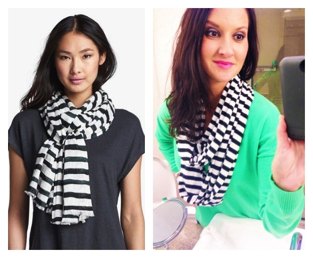 Pinterest Told Me To - Stripes and Scarves